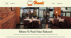 Desktop Screenshot of handiindiancuisine.net