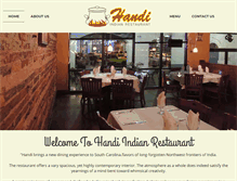 Tablet Screenshot of handiindiancuisine.net